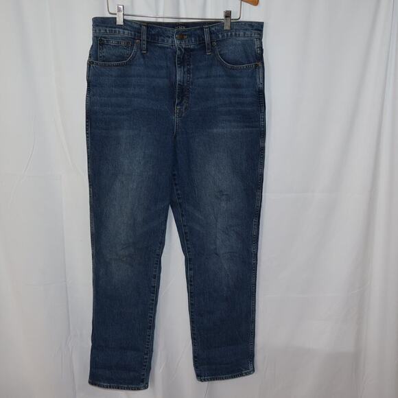 J Crew High Rise Classic Vintage Size 30 Straight Leg 5 Pocket All day stretch - Picture 2 of 11